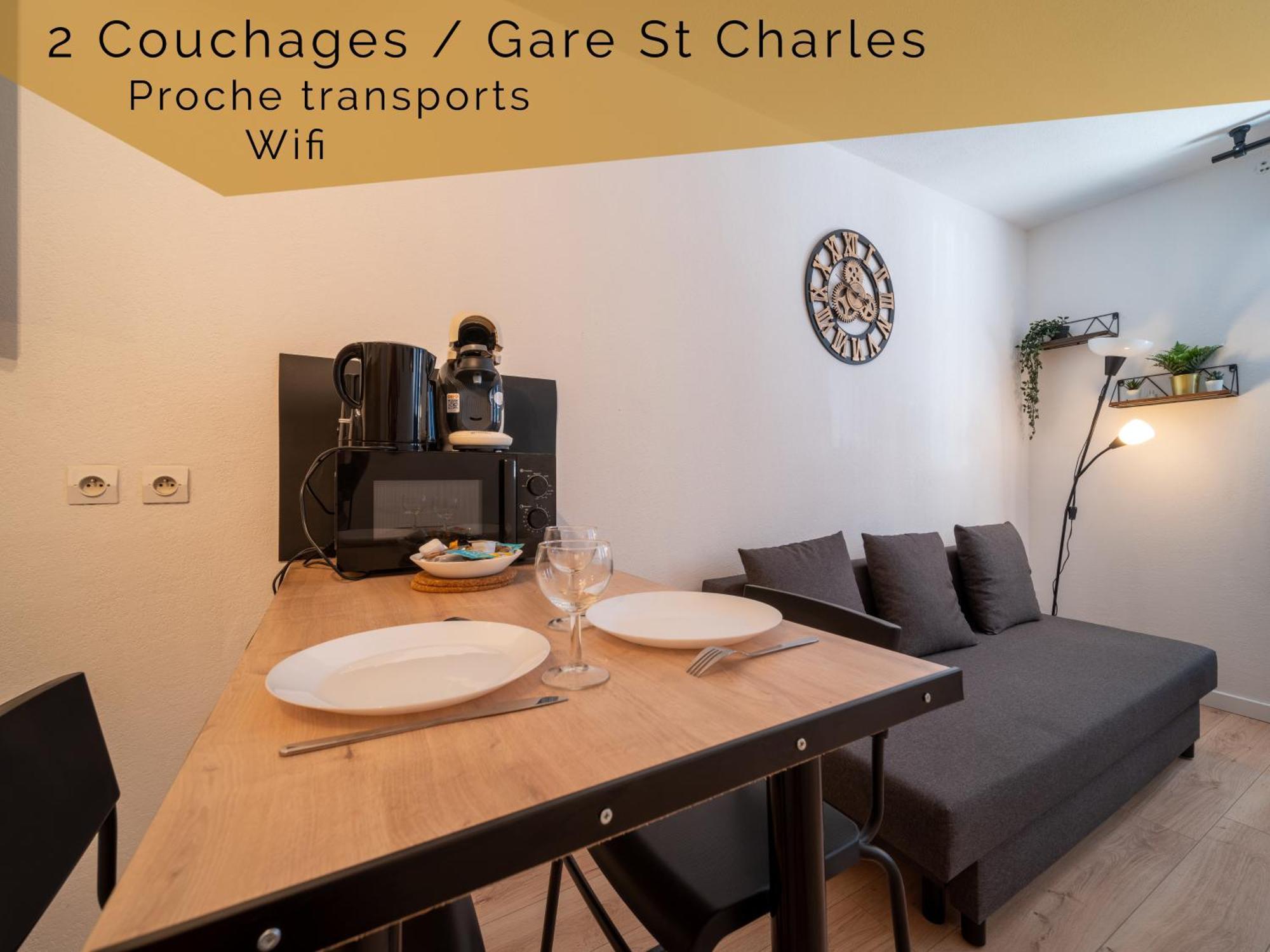Appartement Tout Equipe A 6Min De La Gare St Charles مارسيليا المظهر الخارجي الصورة